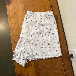 Aerie floral pajama shorts
